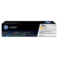 HP CE312A Yellow (126A) Toner Cartridge - CE 312A (CE312A)