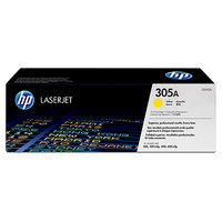 HP CE412A Yellow (305A) Toner Cartridge - CE412A, 2.6K Page Yield (CE412A)