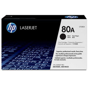 HP 80A Laser Toner Cartridge, 2.7K Page Yield (CF280A)