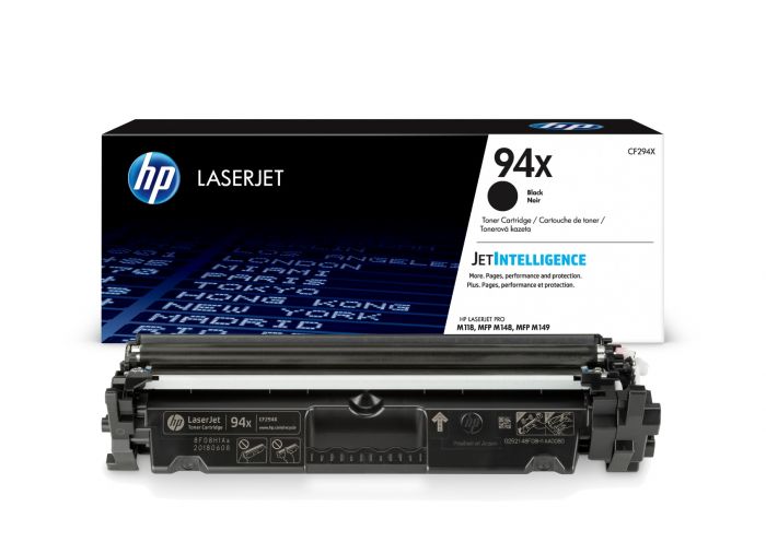 HP 94X High Capacity Black Toner Cartridge - CF294X (CF294X)