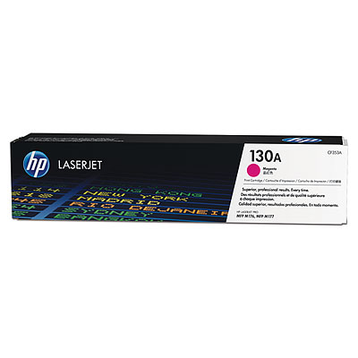 HP 130A Magenta Toner Cartridge, 1K Page Yield (CF353A)