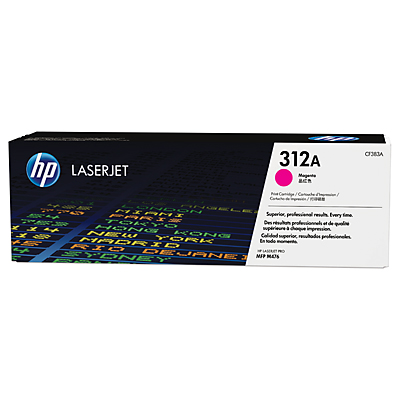 HP 312A Magenta Toner Cartridge, 2.7K Page Yield (CF383A)