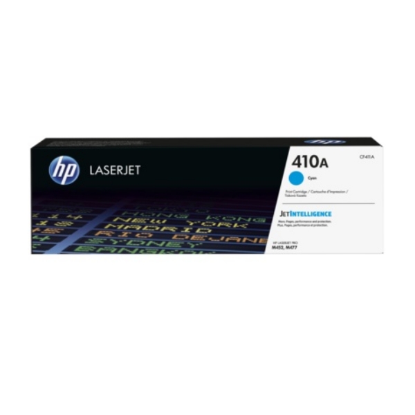 HP Cyan HP 410A Toner Cartridge, 2.3K Page Yield- CF411A