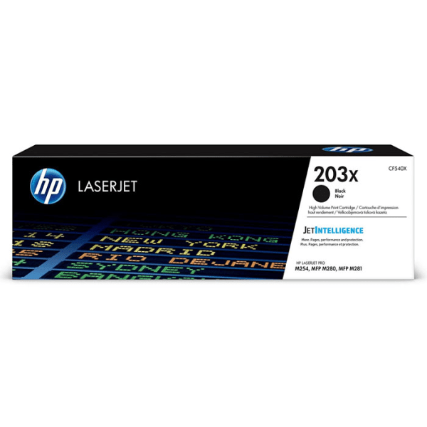 HP CF540X High Capacity Black 203X Toner Cartridge - CF540X, 3.2K Page Yield (CF540X)