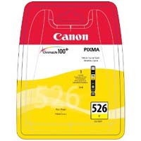 Canon ChromaLife100+ CLI 526Y Yellow Ink Cartridge ( 526Y ) (CLI-526Y)