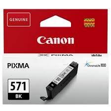 Canon CLI-571 Black Ink Cartridge - CLI 571BK, 7ml (CLI-571BK)