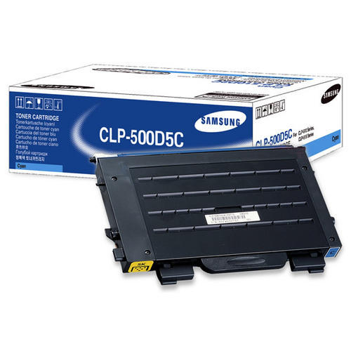 Samsung CLP 500D5C Cyan Laser Toner Cartridge (CLP-500D5C)