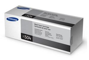 Samsung CLT K504S Black Laser Toner Cartridge, 2.5K Page Yield (CLT-K504S)