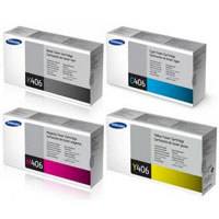 Samsung CLT-406 Quad Pack Black, Cyan, Magenta,Yellow Toner Cartridges (CLT-P406C)