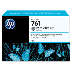 HP 671 Dark Grey Ink Cartridge - CM996A, 400ml (CM996A)