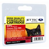 Jet Tec PGI-5 Black Ink Cartridge, 29.5ml (CP5)