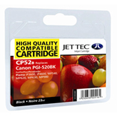 Jet Tec PGI-520 Black Ink Cartridge, 23ml