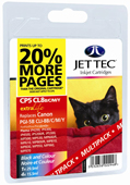 Jet Tec PGI-5, CLI-8BK/C/M/Y Ink Cartridges Include 2 x Black, 1 x Cyan, 1 x Magenta, 1 x Yellow (CP5-CL8BCMY)
