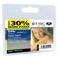 Jet Tec ( Made in the UK) Lightfast Black Ink Cartridge for T044140, 21ml