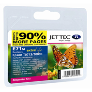 Jet Tec ( Made in the UK) E71M Compatible Magenta Ink Cartridge for T071340, 5.5ml (E71M)