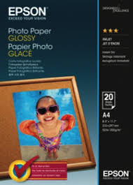 Epson Glossy Photo Paper, A4 Size