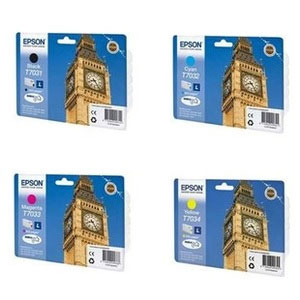 Epson T703 Multipack - CMYK 4 Cartridges Set (Epson T703 Multipack)