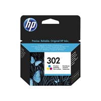 HP 302 Color Ink Cartridge - 302 (F6U65AE)