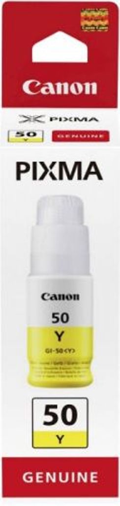 Yellow Canon GI-50 Ink Bottle - 3405C001 (GI-50Y)