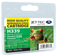 Jet Tec Replacement High Capacity Black Ink Cartridge (Alternative to HP No 339, C8767E)