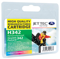 Jet Tec Replacement Colour Ink Cartridge (Alternative to HP No 342, C9361E) (H342)