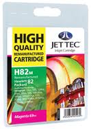 Jet Tec Replacement Magenta Ink Cartridge for C4912A, 69ml (H82M)