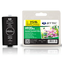 Jet Tec Replacement for HP 920XL Black Ink Cartridge (Alternative CD975AE) (H920BXL)