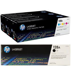 HP 128A Toner Cartridges Bundle of 5 (HP 128A Bundle)
