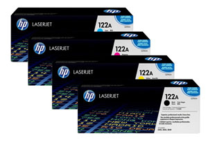 HP 122A CMYK Toner Cartridge Quad Pack (HP Q3960 Multipack)