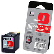 Olivetti IN-506 High Capacity Photo Colour Ink Cartridge, 18ml