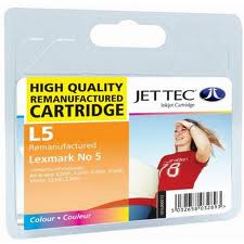 Jettec Replacement Colour Ink Cartridge (Alternative to Lexmark No 5, 18C1960E)