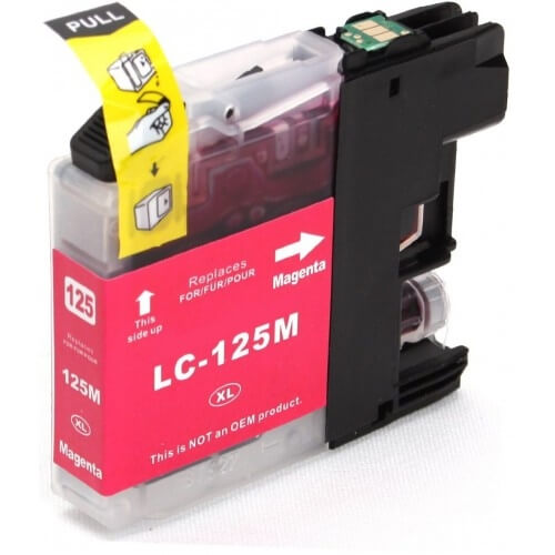 Tru Image Compatible Premium LC1240M Magenta Ink Cartridge, 19ml (1240M)