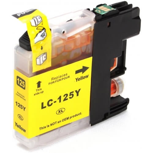 Tru Image Compatible Premium LC1240Y Yellow Ink Cartridge, 19ml