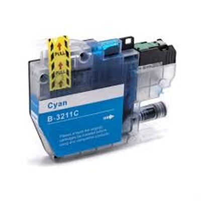 Tru Image Brother LC3211C Cyan Ink Cartridge - High Capacity Compatible LC-3211C Inkjet Printer Cartridge (LC3211C-CPT)