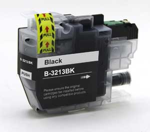 Tru Image Brother LC3213BK Black Ink Cartridge - High Capacity Compatible LC-3213BK Inkjet Printer Cartridge