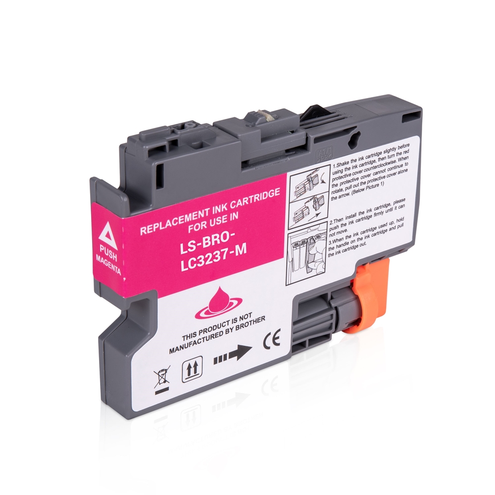 Tru Image Brother LC3237M Magenta Ink Cartridge, Compatible LC-3237M Inkjet Printer Cartridge (LC3237M-CPT)