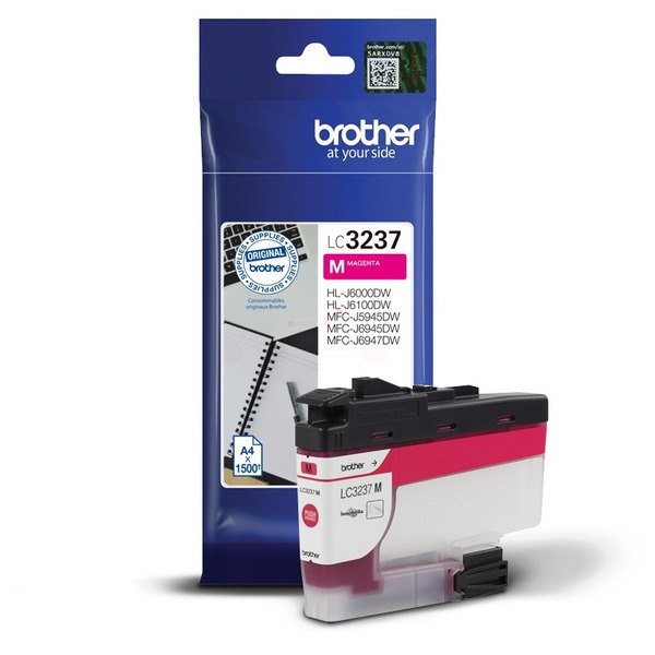 Brother LC3237M Ink Cartridge Magenta, LC-3237M Inkjet Printer Cartridge (LC3237M)