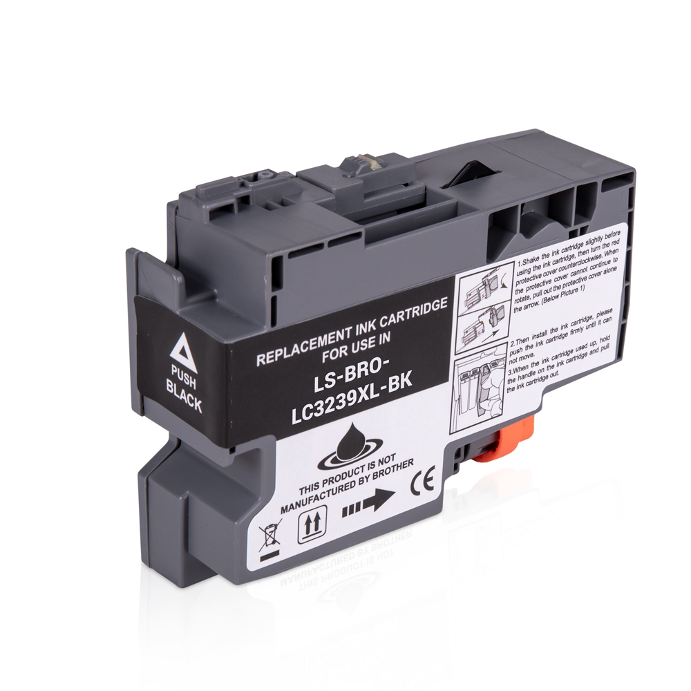 Tru Image Brother LC3239XLBK Black Ink Cartridge, Compatible LC-3239XLBK Inkjet Printer Cartridge (LC3239XLBK-CPT)