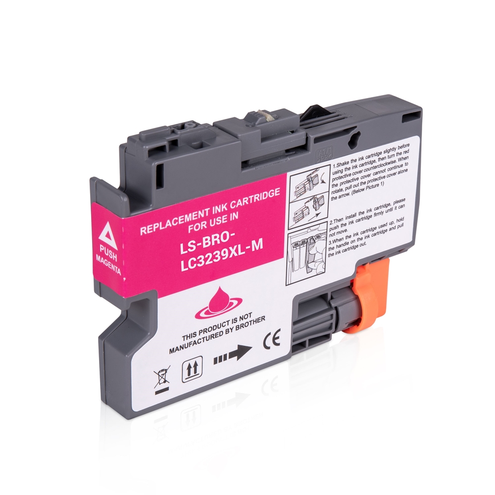 Tru Image Brother LC3239XLM Magenta Ink Cartridge, Compatible LC-3239XLM Inkjet Printer Cartridge