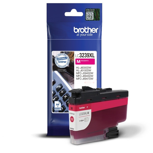 Brother LC3239XLM Ink Cartridge Magneta, LC-3239XLM Inkjet Printer Cartridge (LC3239XLM)