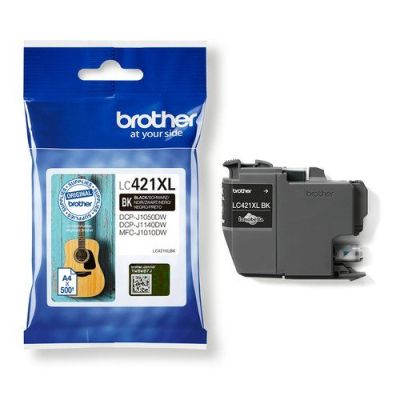 Brother High Capacity Black Ink Cartridge, LC-421XLBK