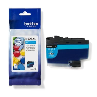 Brother High Capacity Cyan Ink Cartridge, LC-426XLC