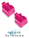 Media Sciences Compatible 2 Magenta Solid Ink Wax Sticks (MS8200M2)