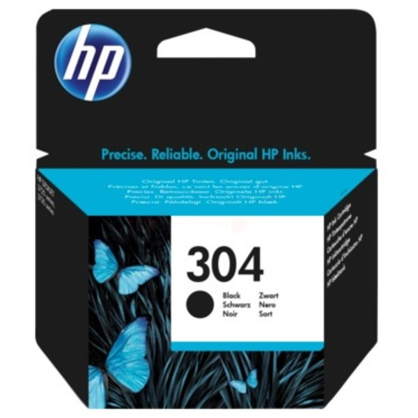 Black HP 304 Ink Cartridge N9K06AE (N9K06AE)