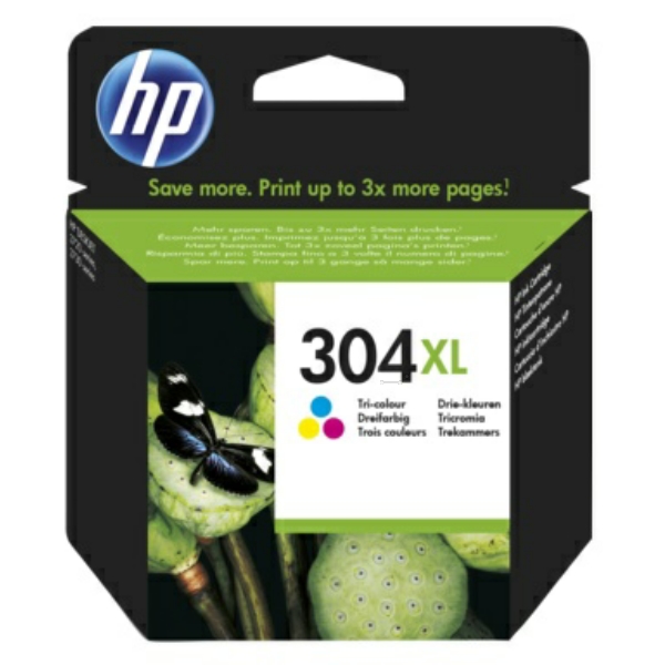 HP High Capacity Color HP 304XL Ink Cartridge N9K07AE