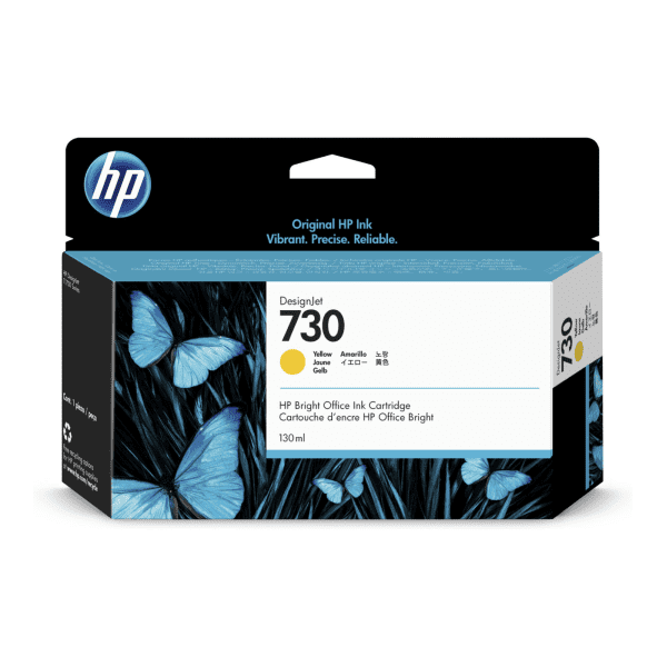 HP Yellow HP 730 Ink Cartridge - P2V64A