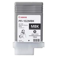 Canon PFI 102MBK Matte Black Ink Cartridge, 130ml (PFI-102MBK)