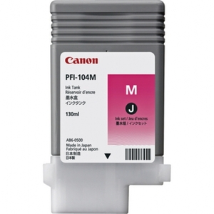 Canon PFI 104M Magenta Ink Cartridge, 130ml (PFI-104M)