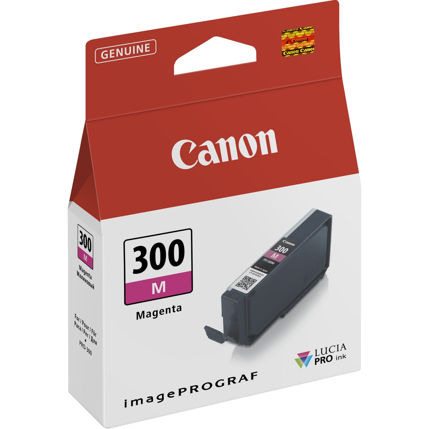Canon PFI 300M Magenta Ink Cartridge, 4195C001 (PFI-300M)