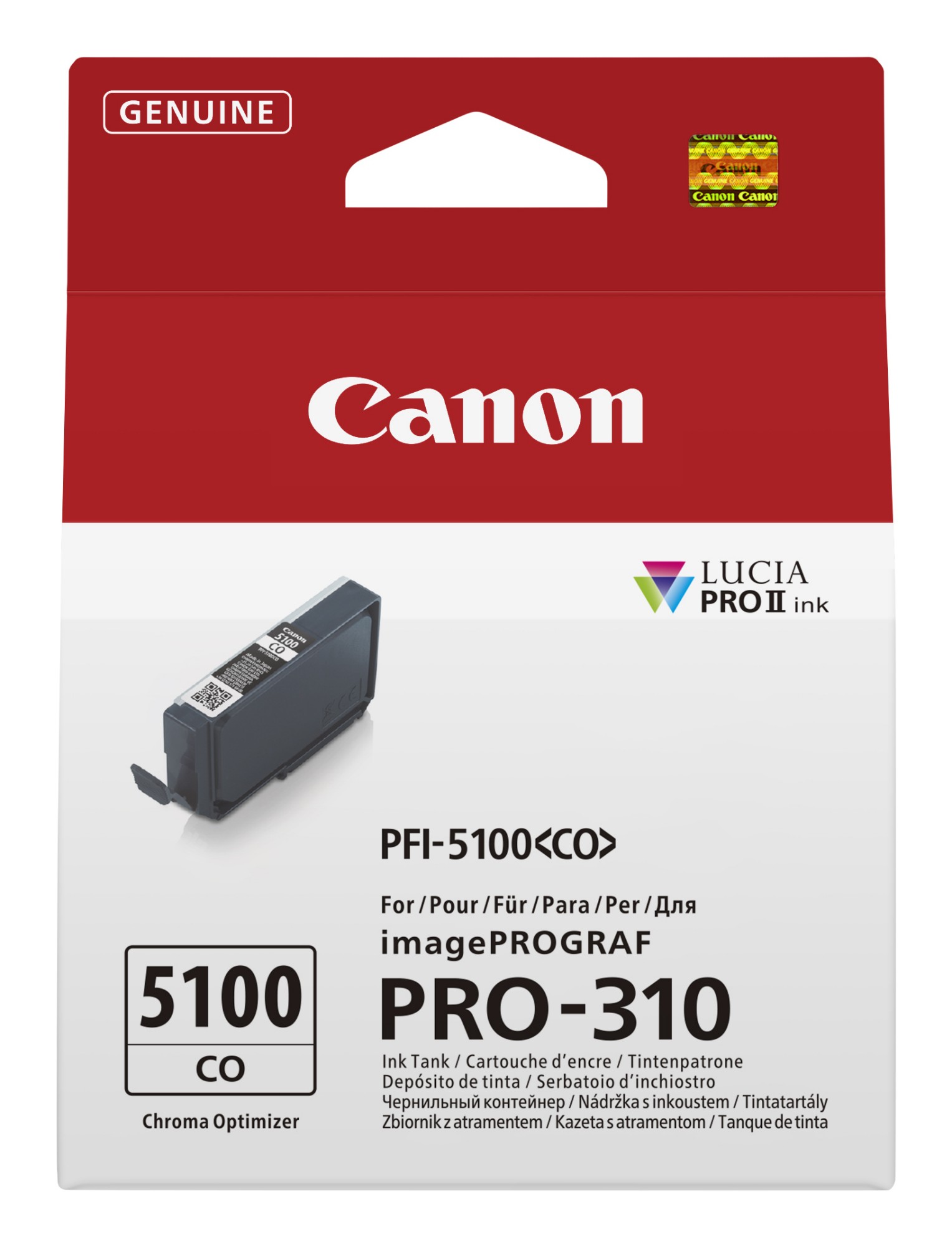 Canon PFI 5100CO Chroma Optimiser Ink Cartridge, 6960C001